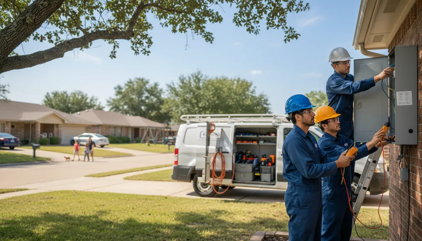 Certified electrician providing emergency electrical services in Crooks, SD